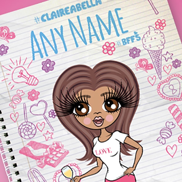 ClaireaBella Notebook print A4 Softback Notebook - Image 2