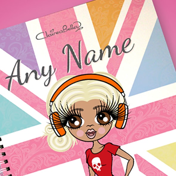 ClaireaBella Union Jack A4 Softback Notebook - Image 2