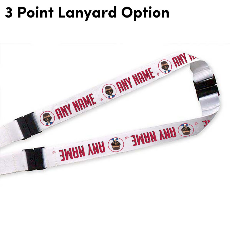 MrCB Personalised Classic Lanyard With Safety Release