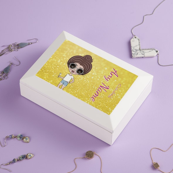 ClaireaBella Girls Sunshine Shimmer Jewellery Box - Image 2