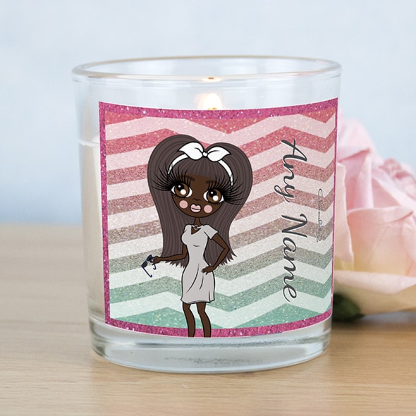 ClaireaBella Zig Zag Sparkle Scented Candle - Image 1