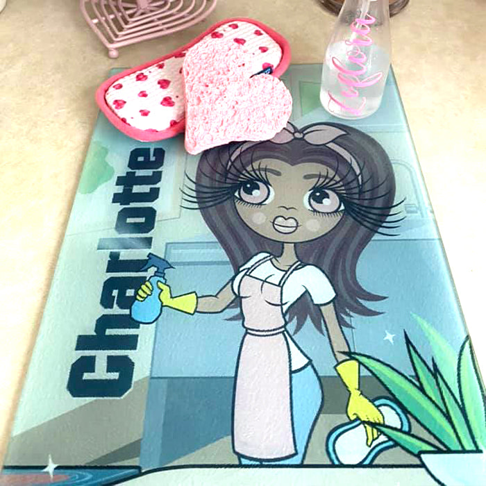ClaireaBella Glass Chopping Board - Queen Of Clean