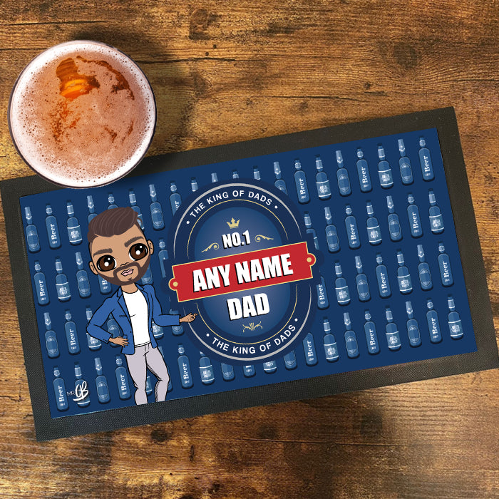 MrCB Personalised Number One Dad Rubber Bar Runner