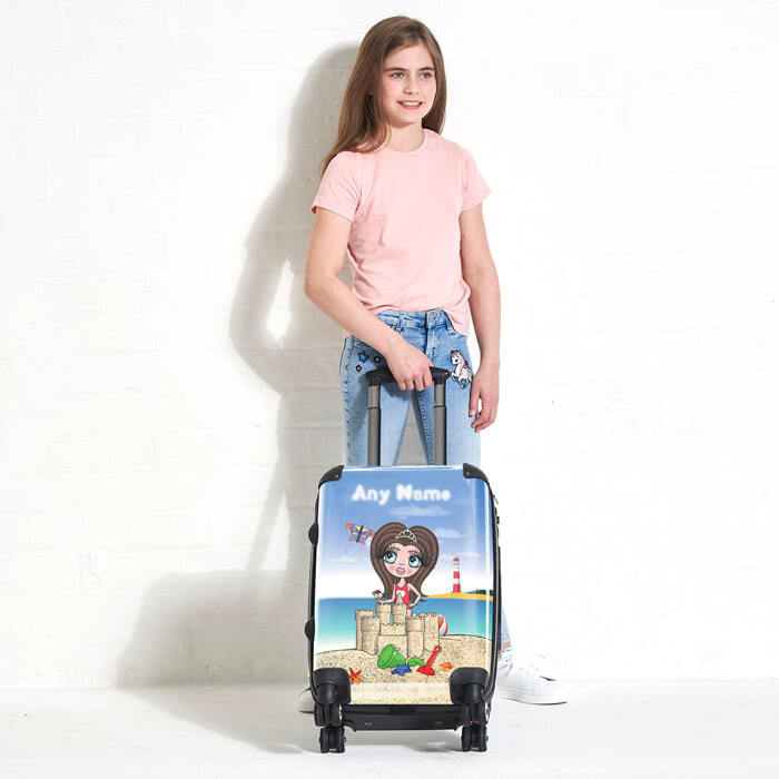 ClaireaBella Girls Sandcastle Fun Suitcase