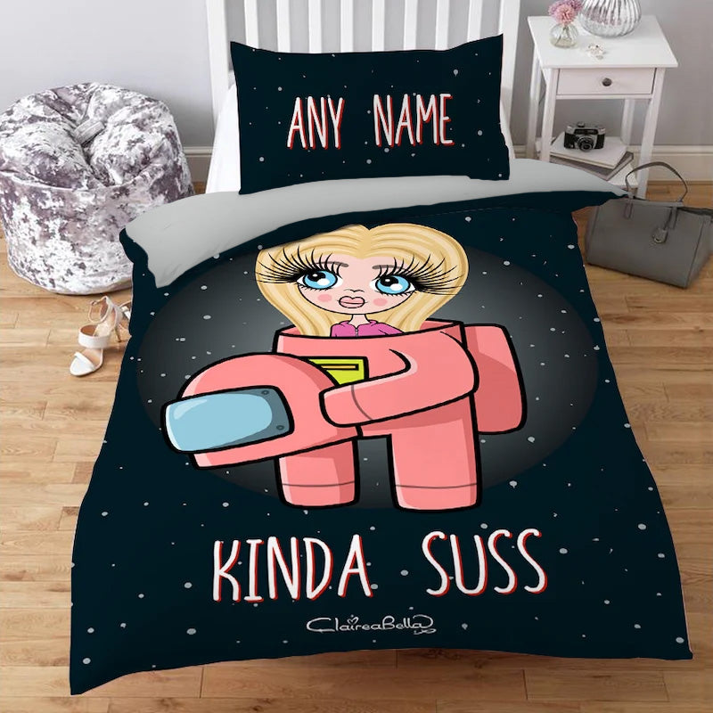 ClaireaBella Girls Personalised Kinda Suss Bedding