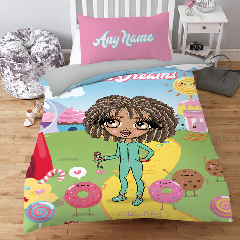 ClaireaBella Girls Personalised Sweet Dreams Bedding