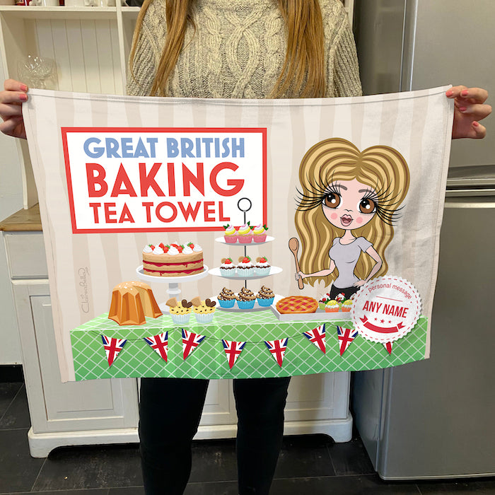 ClaireaBella Personalised Baking Competition Tea Towel