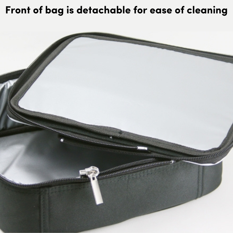 ClaireaBella Marble Effect Cooler Lunch Bag Toxic Fox