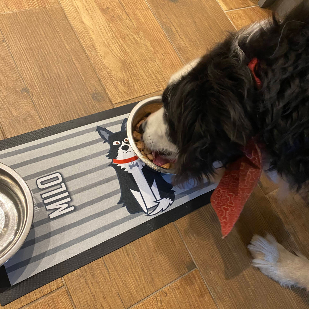 Personalised Dog Unhappy Meal Pet Mat