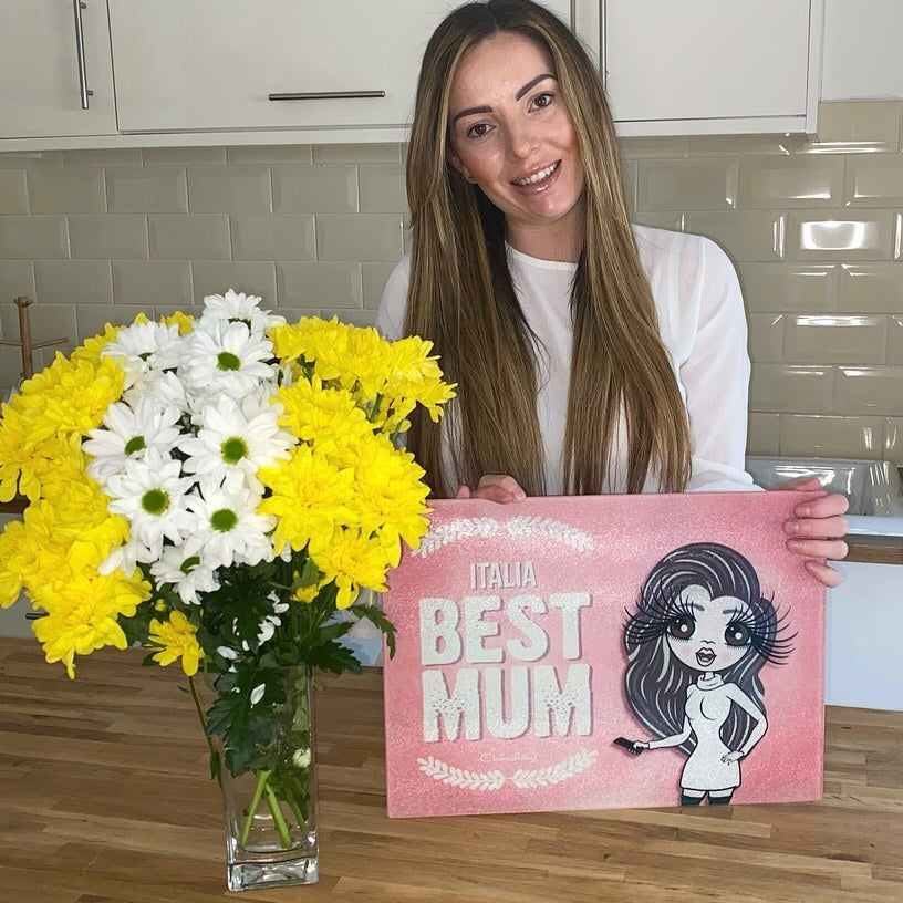 ClaireaBella Glass Chopping Board - Best Mum