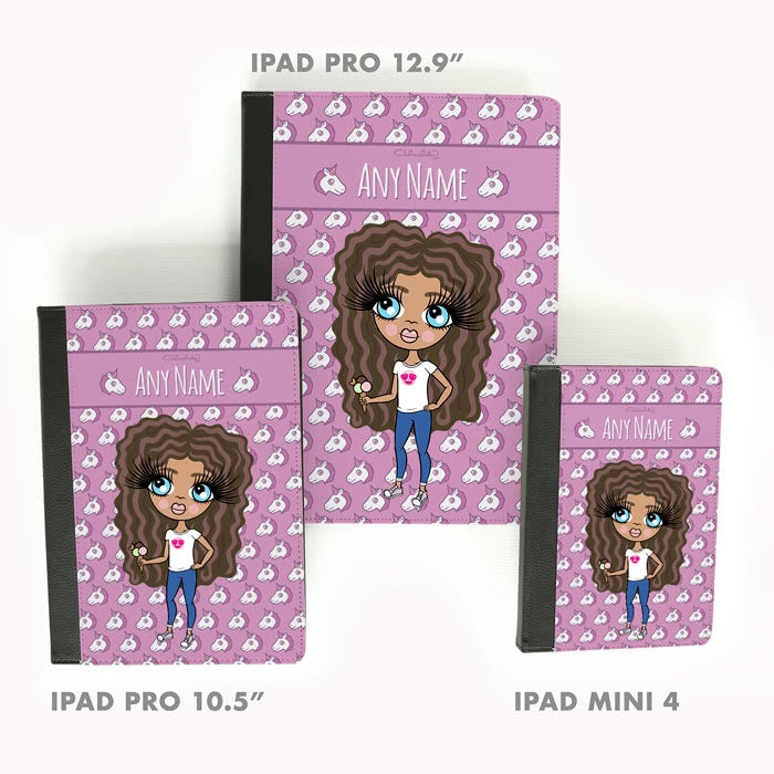 ClaireaBella Girls Unicorn Emoji iPad Case - Image 5
