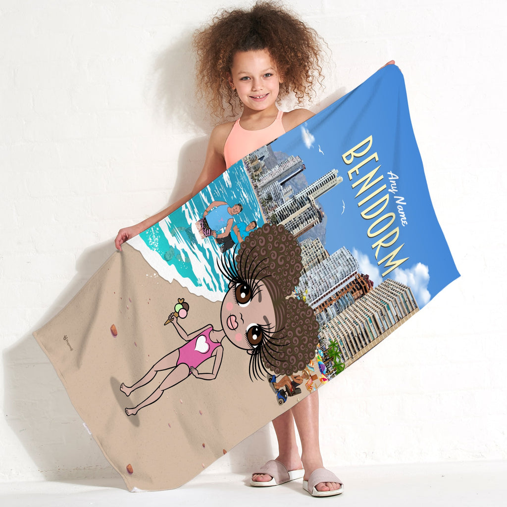 ClaireaBella Girls Benidorm Beach Towel