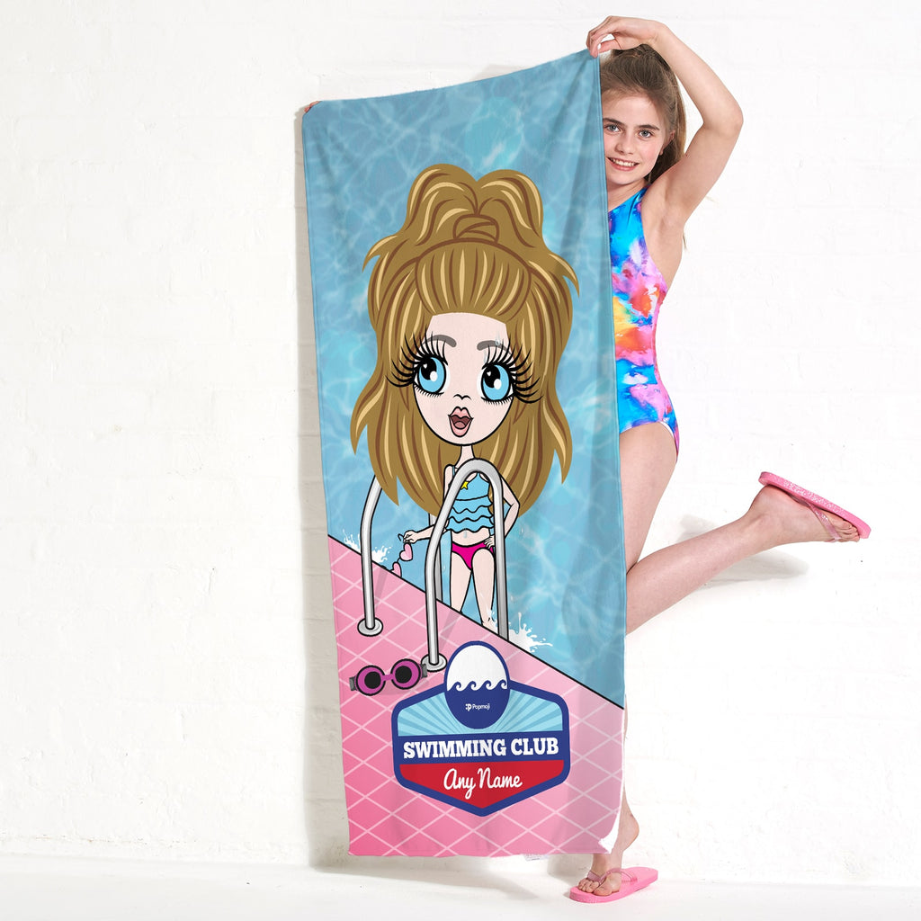 ClaireaBella Girls Poolside Swimming Towel