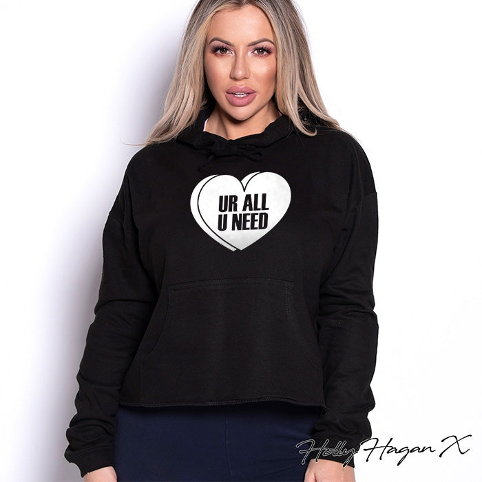Holly Hagan X All You Need Cropped Hoodie - Image 4