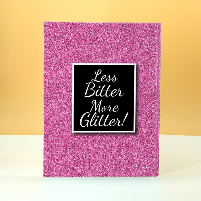 ClaireaBella Girls Glitter Print Diary - Image 2