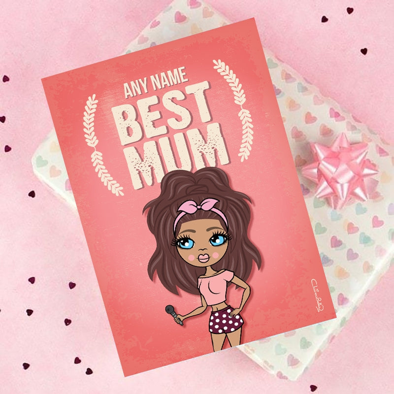 ClaireaBella Personalised Best Mum Card - Image 1