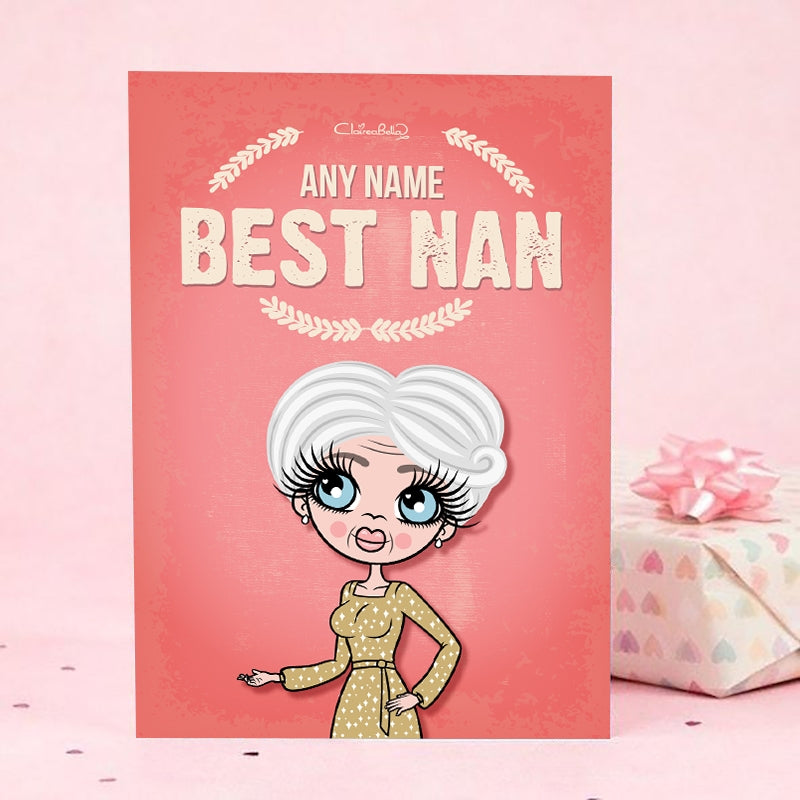 ClaireaBella Personalised Best Nan Card - Nan - Image 4