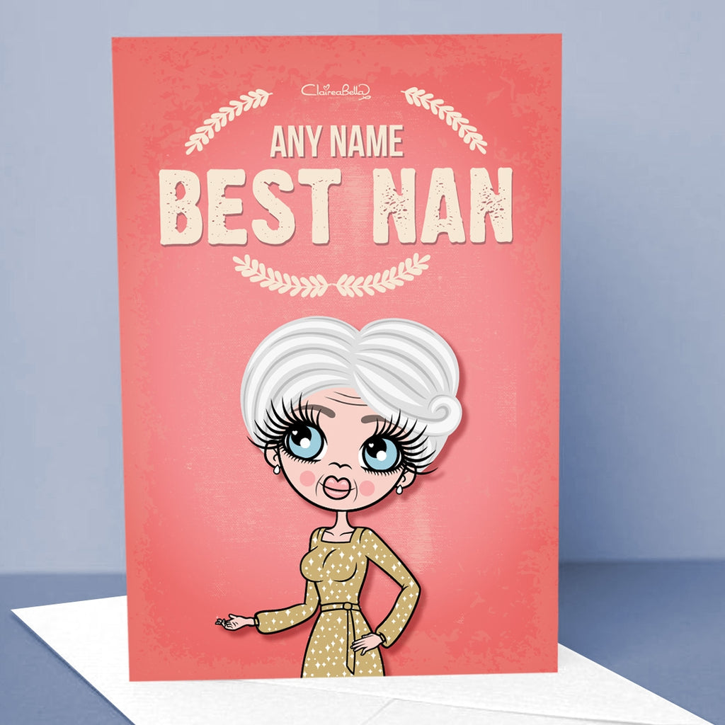 ClaireaBella Personalised Best Nan Card - Nan - Image 3
