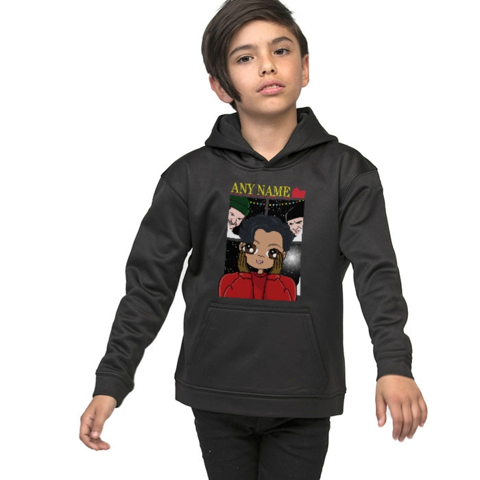 Jnr Boys Alone At Home Hoodie - Image 3