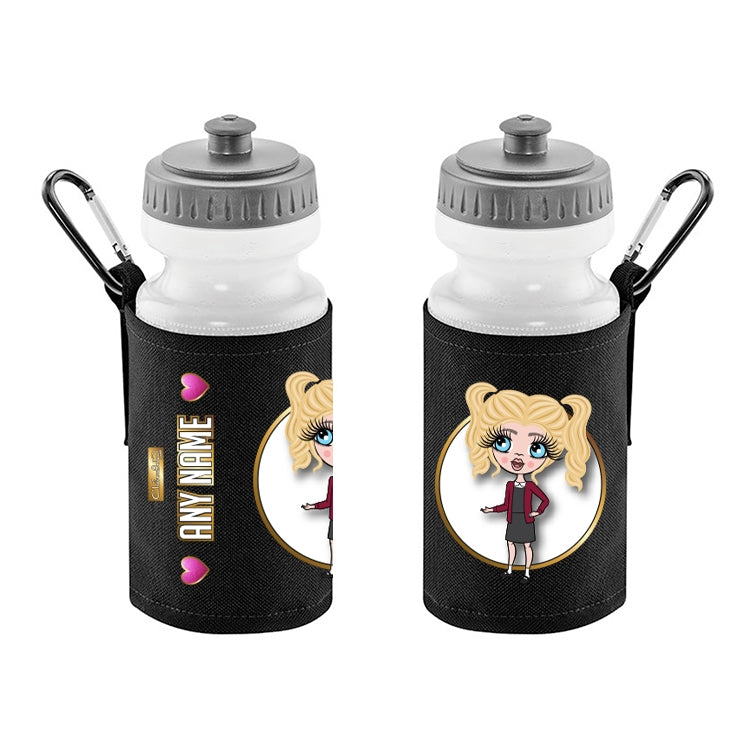 ClaireaBella Girls Personalised Black Mini Rucksack & Water Bottle Bundle - Image 3