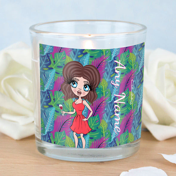 ClaireaBella Neon Leaf Scented Candle - Image 2