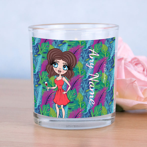ClaireaBella Neon Leaf Scented Candle - Image 4