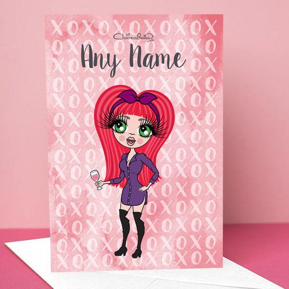 ClaireaBella XO Greetings Card - Image 1