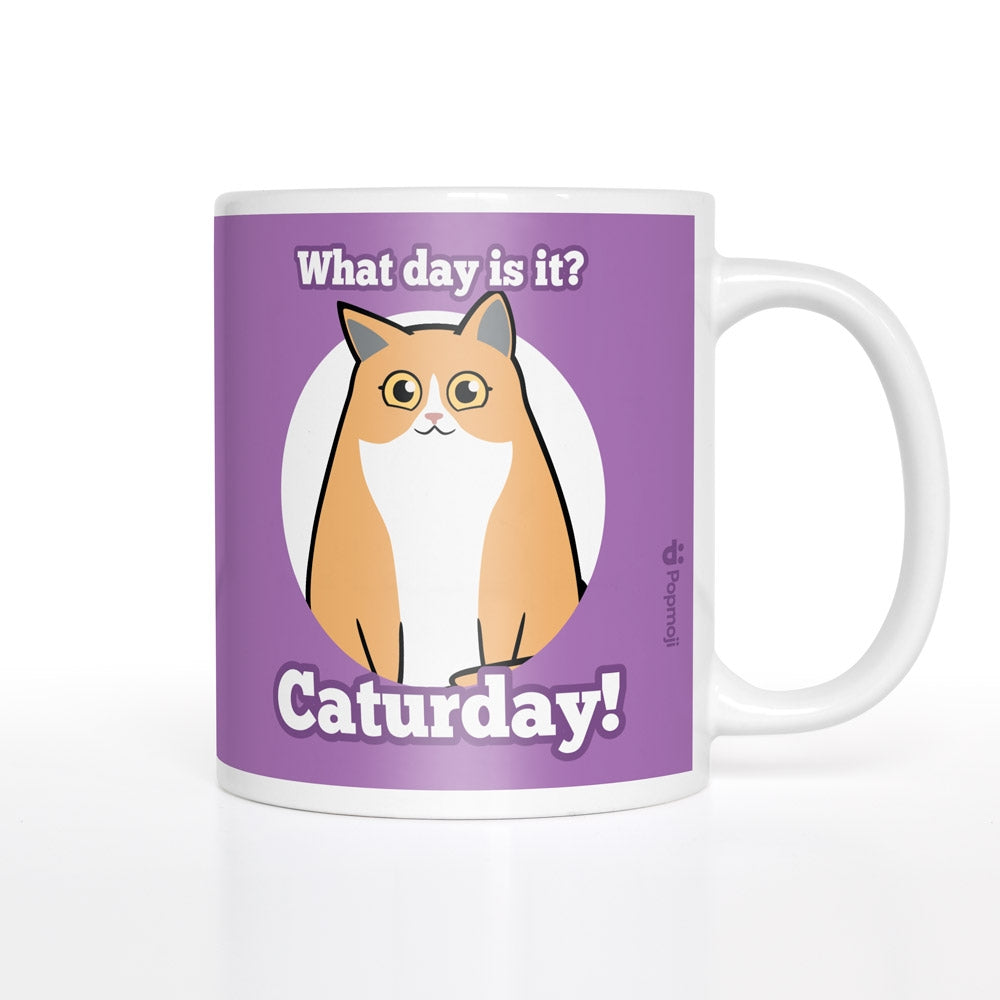 Personalised Cat It's Caturday Mug - Image 2