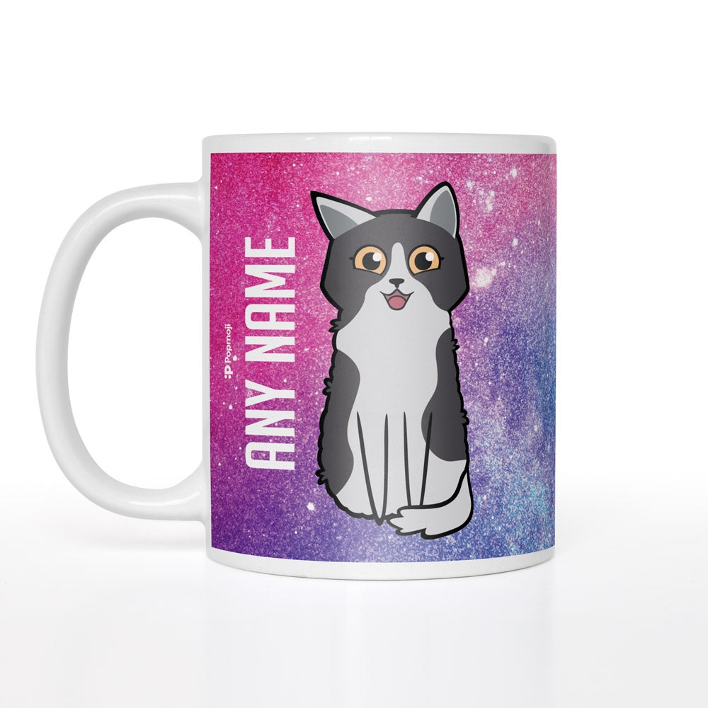 Personalised Cat Galaxy Glitter Mug - Image 2