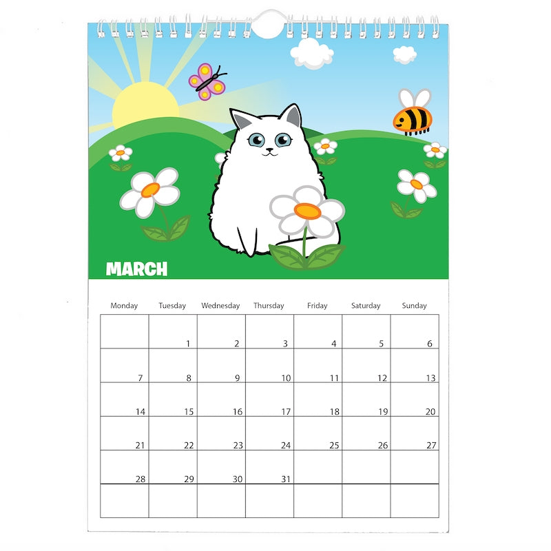 Personalised Cat Wall Calendar - Image 5