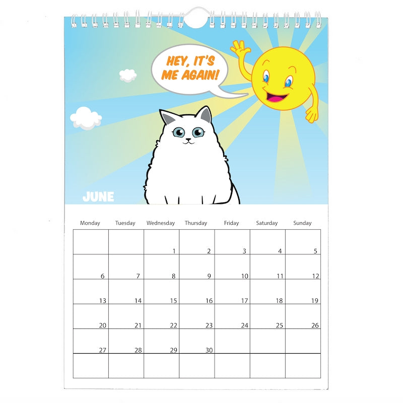 Personalised Cat Wall Calendar - Image 8
