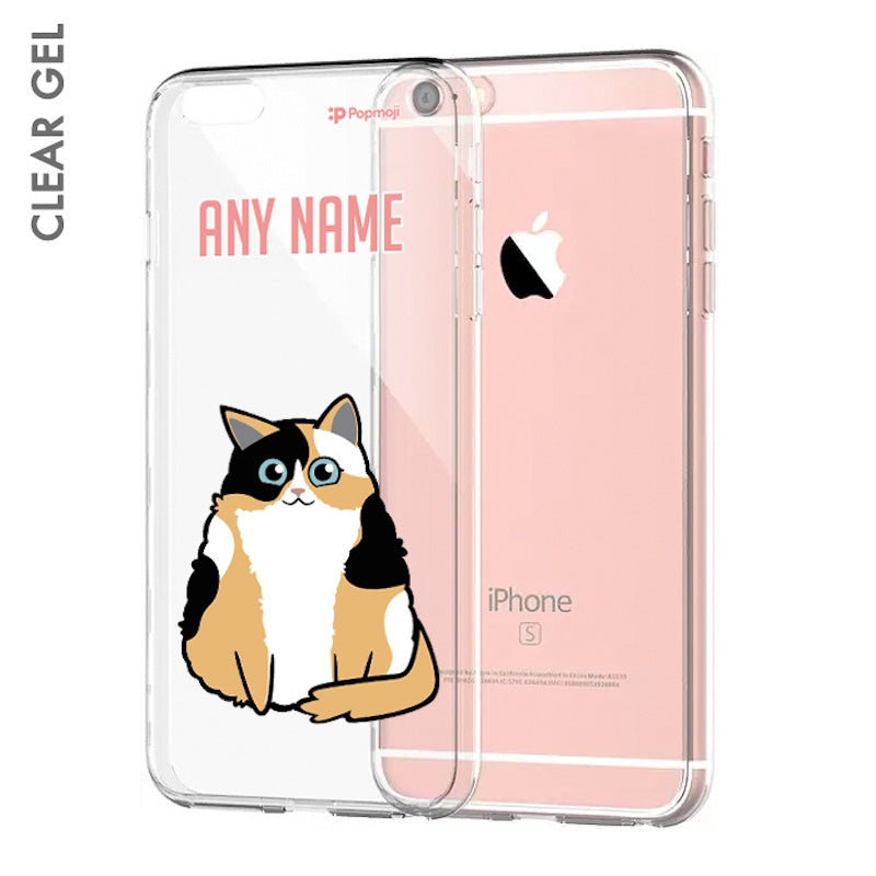 Personalised Cat Classic Clear Soft Gel Phone Case - Image 4