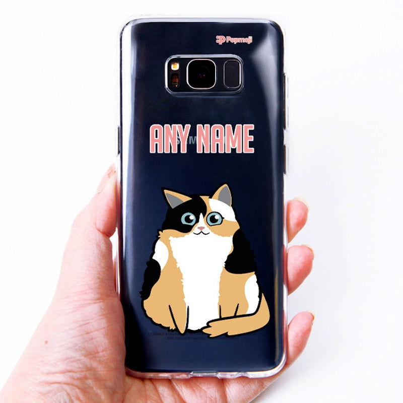 Personalised Cat Classic Clear Soft Gel Phone Case - Image 6
