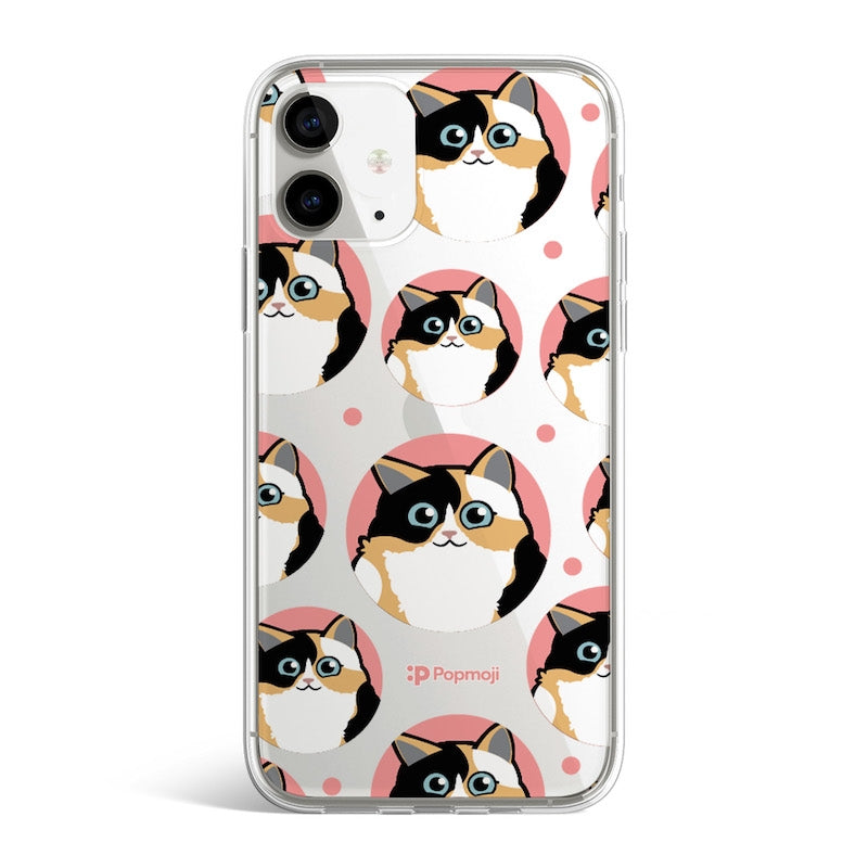 Personalised Cat Emoji Clear Soft Gel Phone Case - Image 4