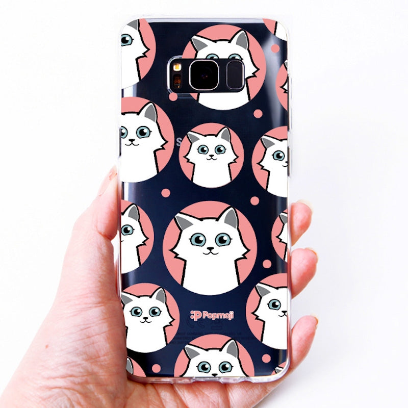 Personalised Cat Emoji Clear Soft Gel Phone Case - Image 6