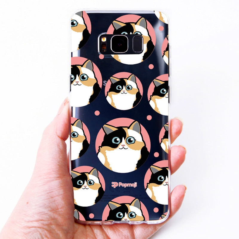 Personalised Cat Emoji Clear Soft Gel Phone Case - Image 3