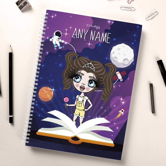 ClaireaBella Girls Book Of Galaxy Notebook - Image 1