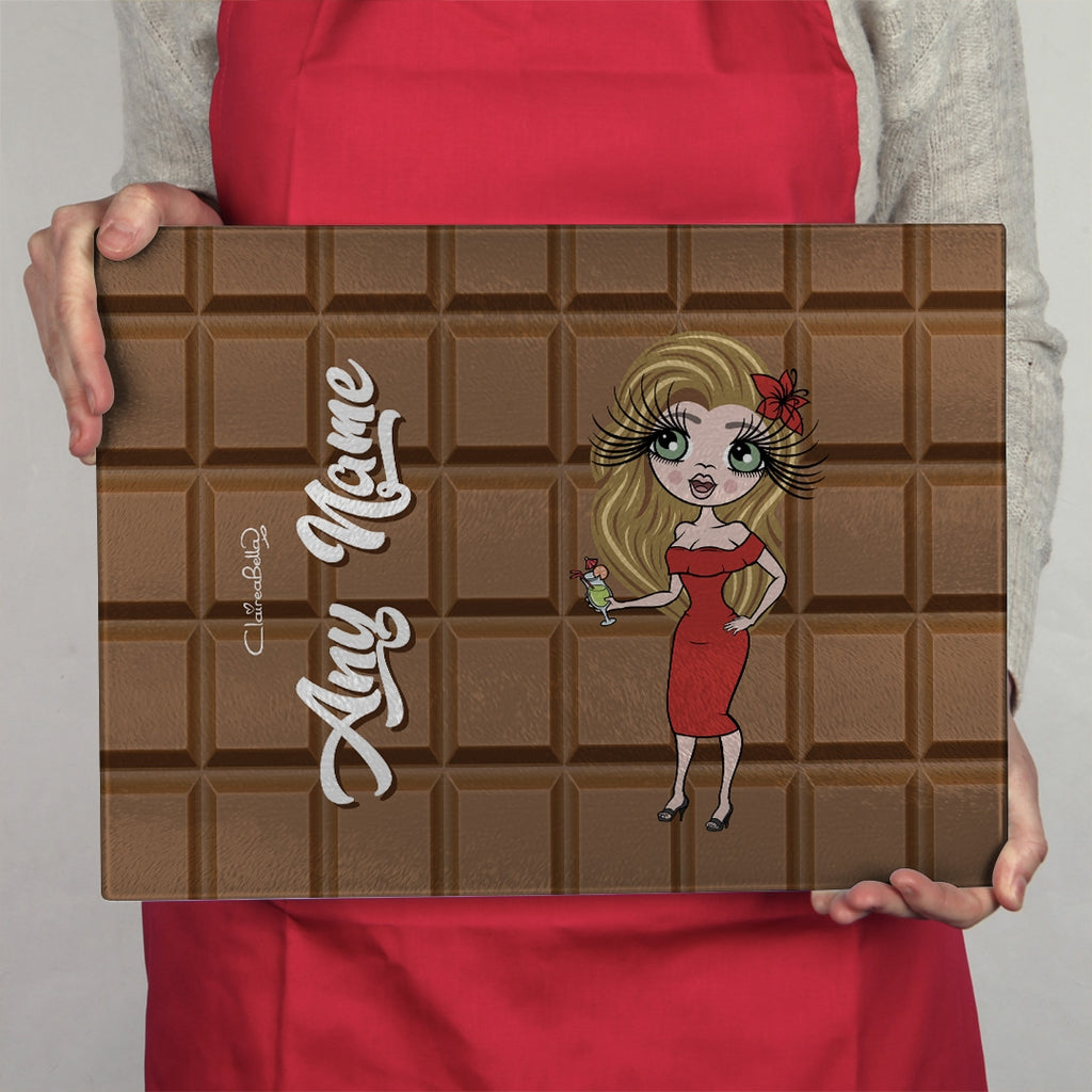 ClaireaBella Landscape Glass Chopping Board - Chocolate - Image 4