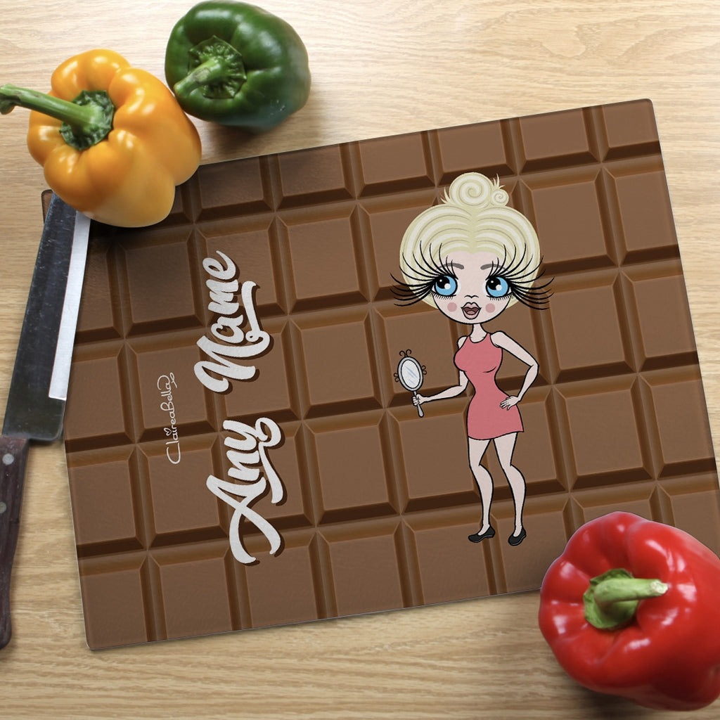 ClaireaBella Landscape Glass Chopping Board - Chocolate - Image 2