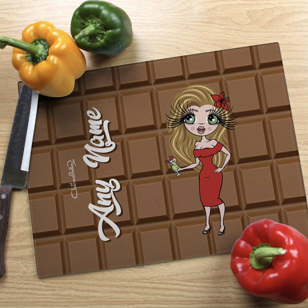 ClaireaBella Landscape Glass Chopping Board - Chocolate - Image 6