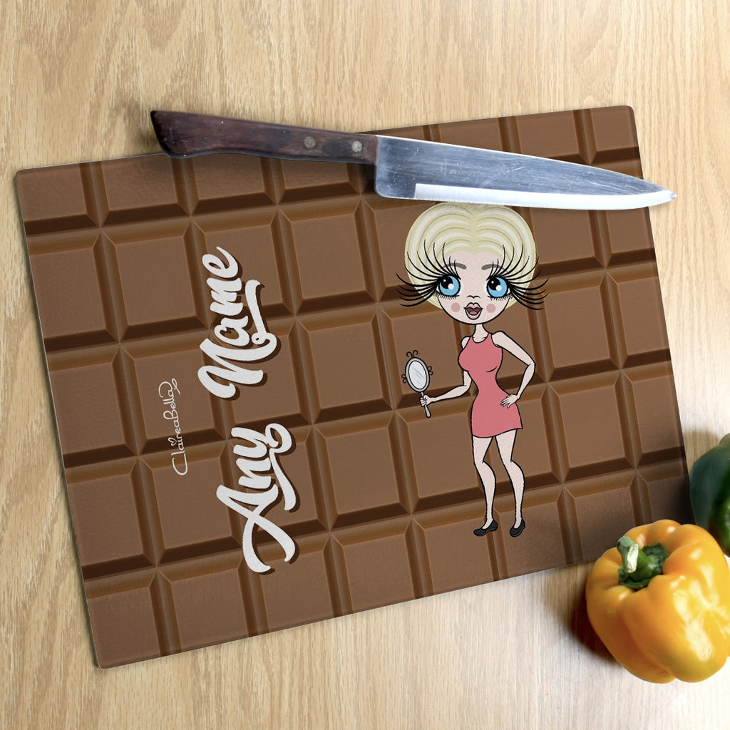 ClaireaBella Landscape Glass Chopping Board - Chocolate - Image 3