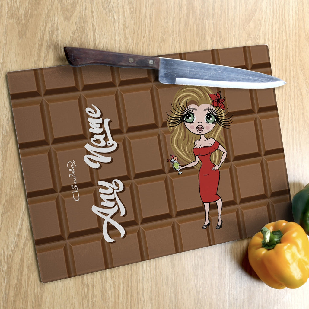 ClaireaBella Landscape Glass Chopping Board - Chocolate - Image 5
