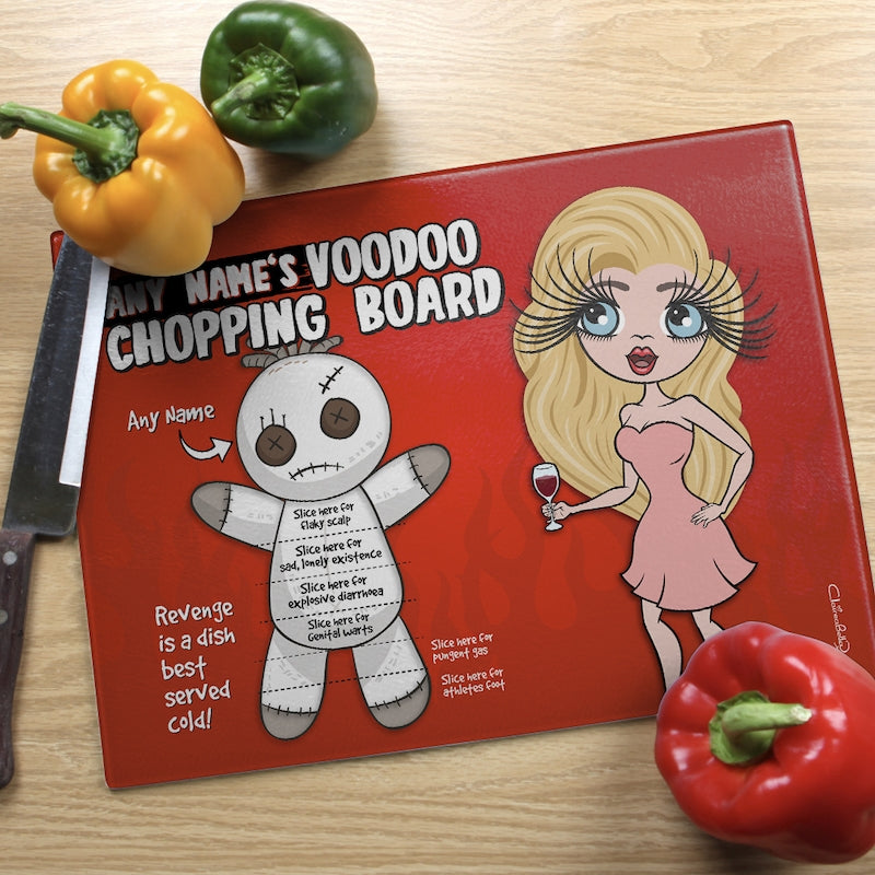 ClaireaBella Glass Chopping Board - Voodoo - Image 4