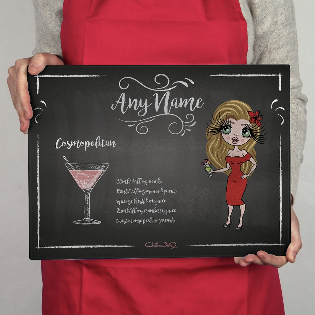ClaireaBella Landscape Glass Chopping Board - Cocktail - Image 1