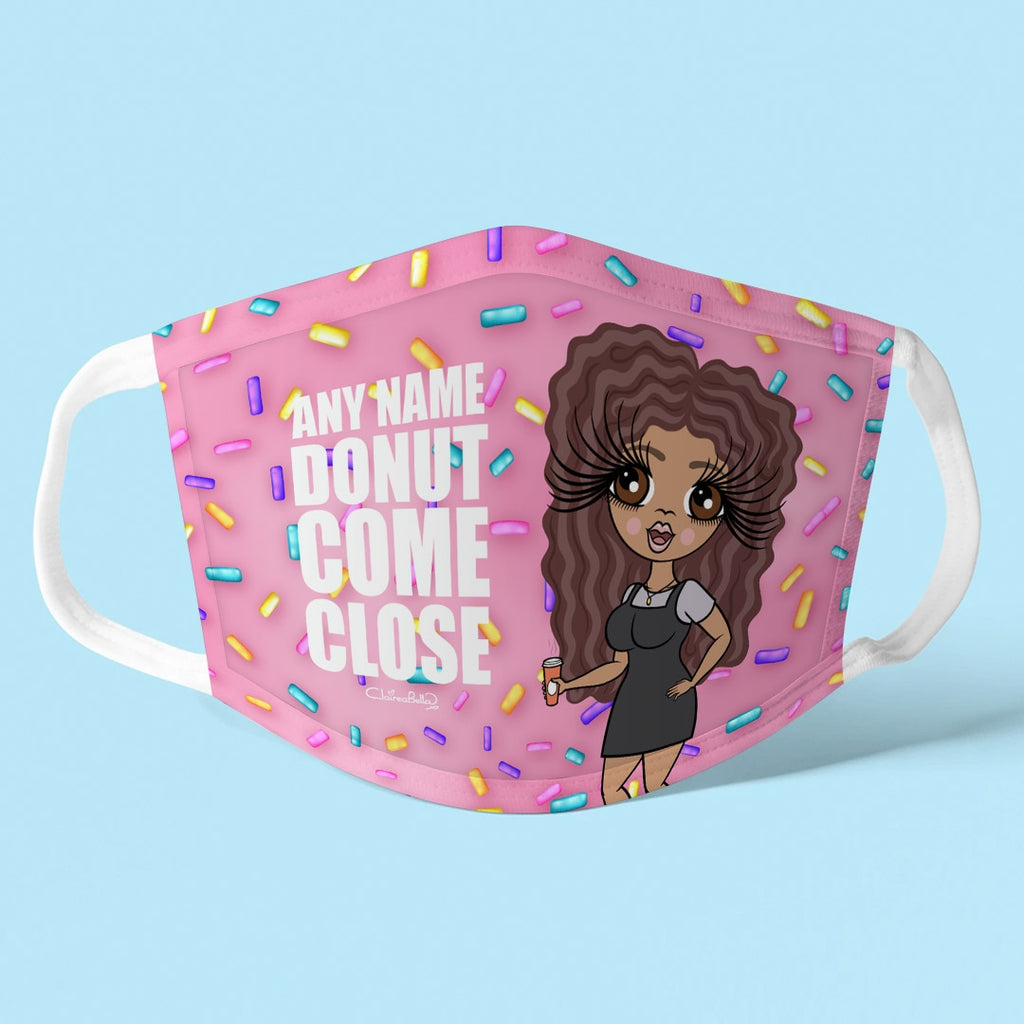 ClaireaBella Personalised Donut Reusable Face Covering - Image 1