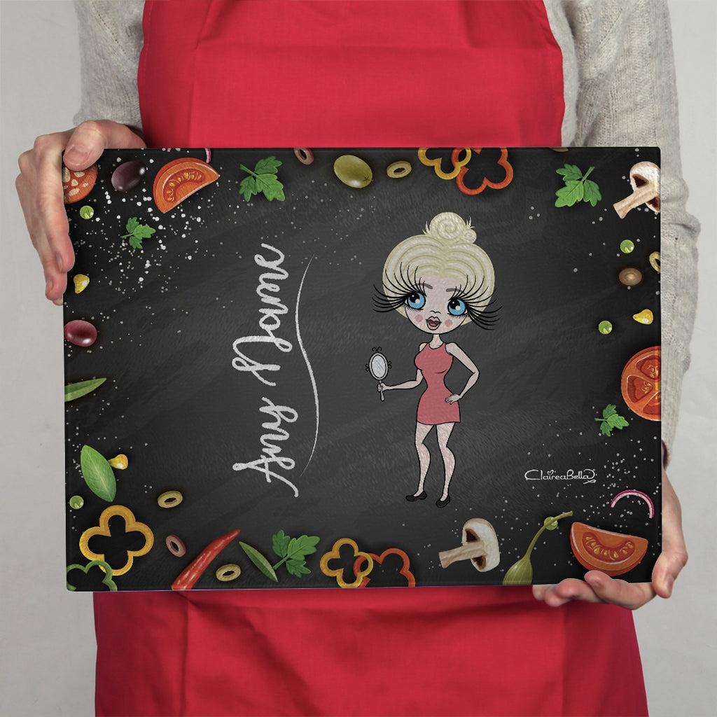 ClaireaBella Landscape Glass Chopping Board - Foodie Fun - Image 5