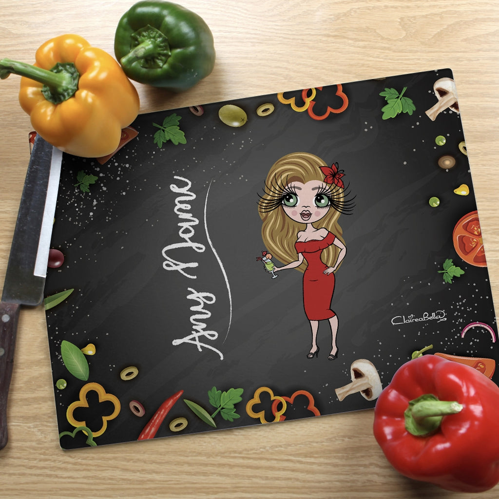 ClaireaBella Landscape Glass Chopping Board - Foodie Fun - Image 6