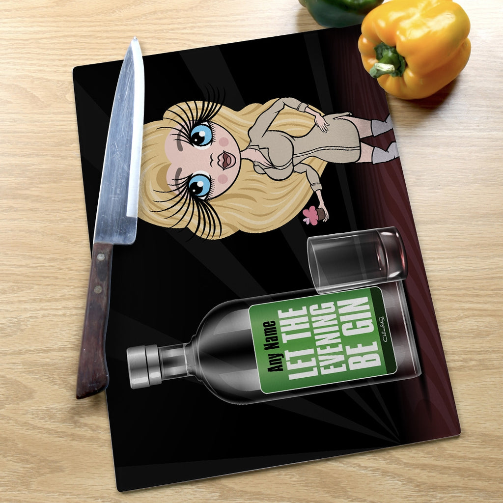ClaireaBella Landscape Glass Chopping Board - Evening - Image 6