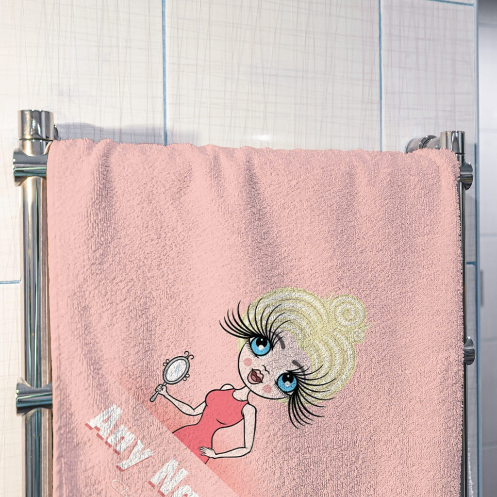 ClaireaBella Corner Print Hand Towel - Image 3