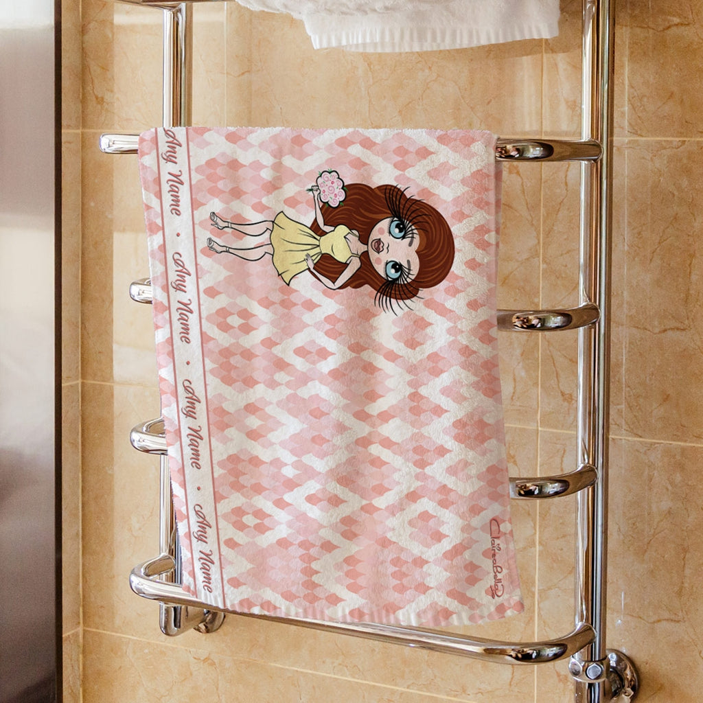 ClaireaBella Sparkle Scale Print Hand Towel - Image 3